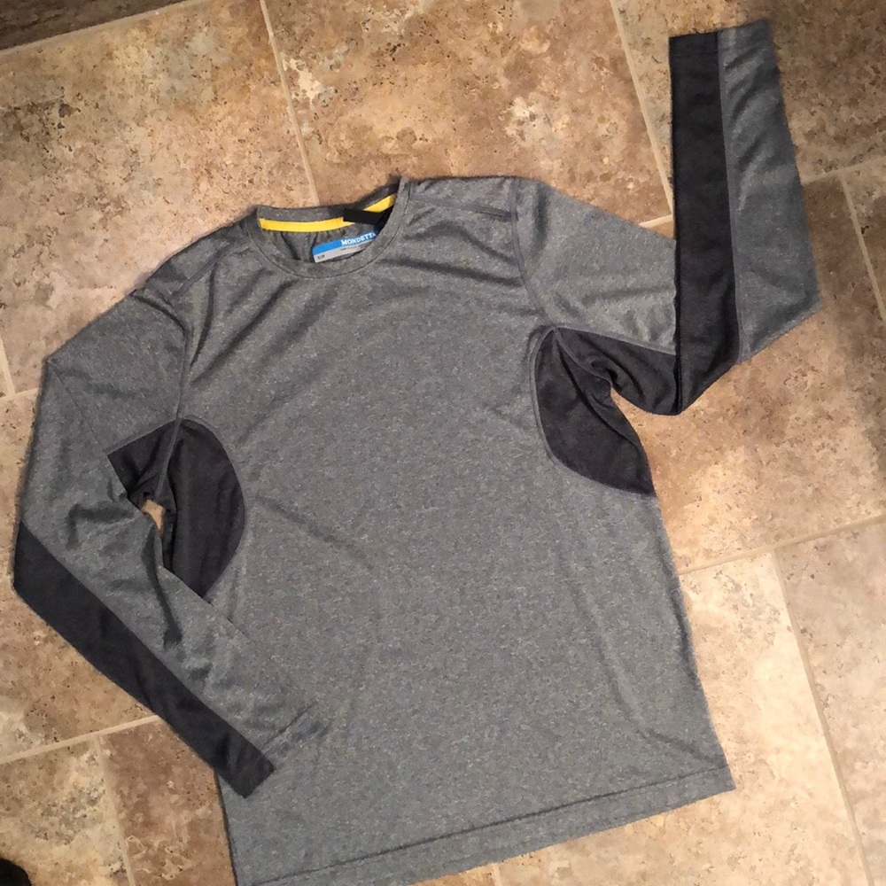 Modetta Men’s long sleeve quick dry athletic shirt
